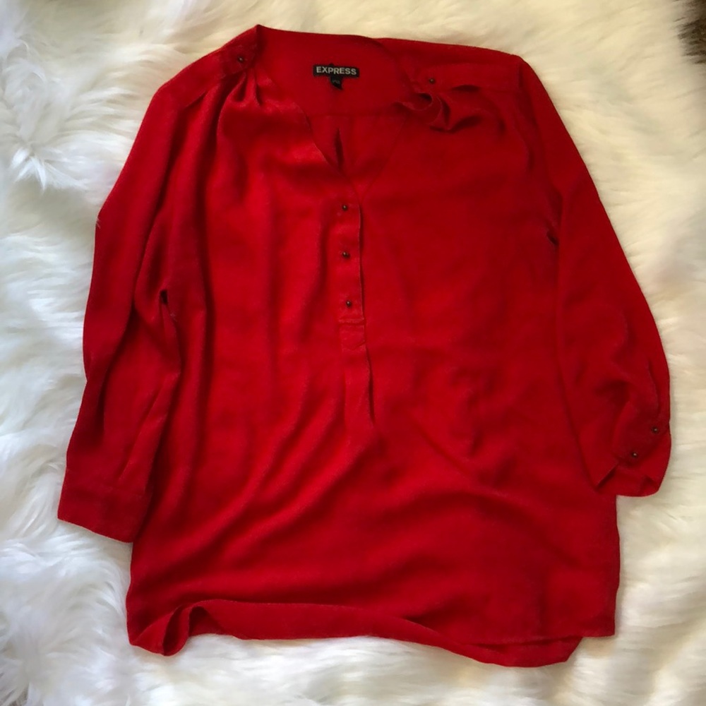 Size S express red blouse